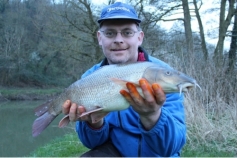 End of season barbel for Stuart Sharp from the Avon on the 14/03/14.