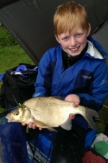 Hayden Sharp floatfished maggot at Cann lane for this bream amongst his mixed bag in April 2014.